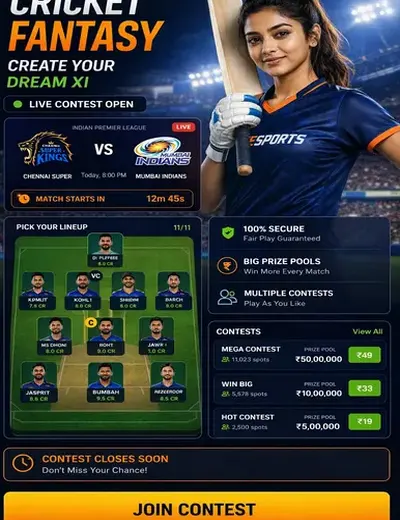 T111bet (t 111 bet login) fantasy cricket & matchday visual 3